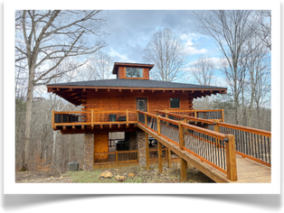 clound 9 treehouse cabin rental